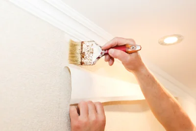 Pose de papier peint à Dosches — revêtements muraux et toiles de verre